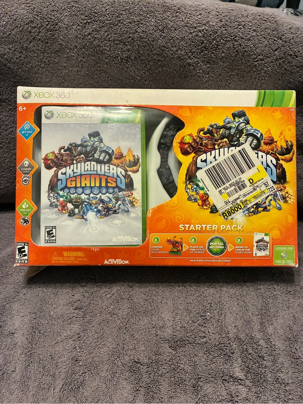 Skylanders Giants Xbox 360 Game, Portal, Manual, and Poster